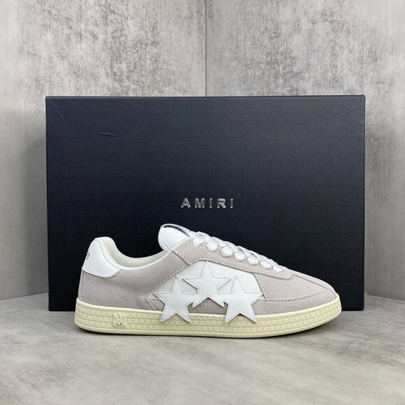 AMIRI Other - Amiri Men's Grey Contrast Star Patch Sneakers
